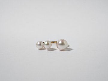 K18 アコヤ パール リング rph26589422の画像