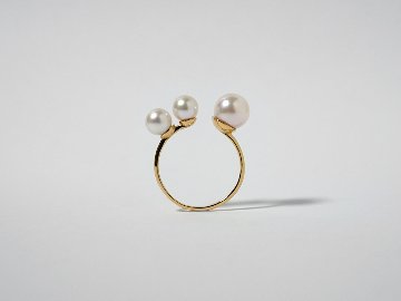 K18 アコヤ パール リング rph26589422の画像