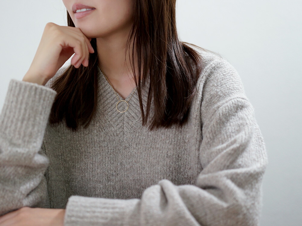 K18 サークル ネックレス rph66642921の画像