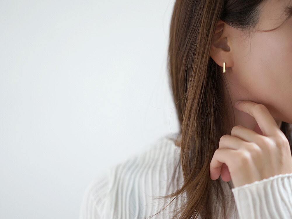 K18 フック ピアス rph46709023の画像