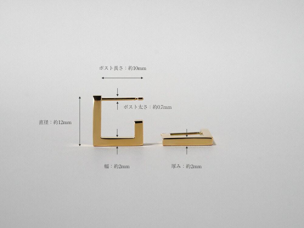 K18 フック ピアス rph46709023の画像