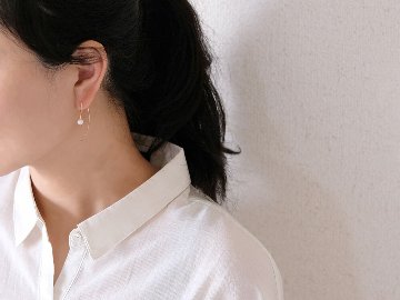 K18 リゲル パール ピアス rpa2259323の画像