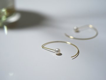 K18 リゲル パール ピアス rpa2259323の画像