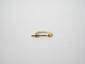 K18 プリュイ プチ フープピアス 10mm rph43651723の画像