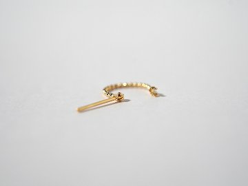 K18 プリュイ プチ フープピアス 10mm rph43651723の画像