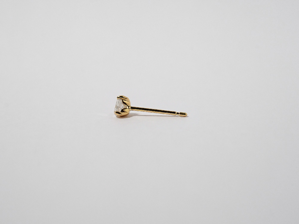 K18 ハート ダイヤモンド ピアス 0.2ct rph48598723の画像