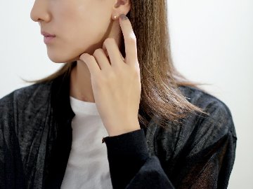 K18 ハート ダイヤモンド ピアス 0.2ct rph48598723の画像