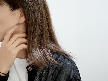 K18 ハート ダイヤモンド ピアス 0.2ct rph48598723の画像