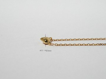 K18 プランプ ハート ネックレス rpa2895421の画像