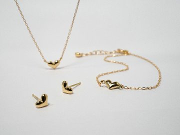 K18 プランプ ハート ネックレス rpa2895421の画像