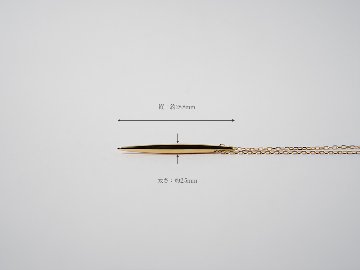 K18 アクス ネックレス rpaub12821の画像