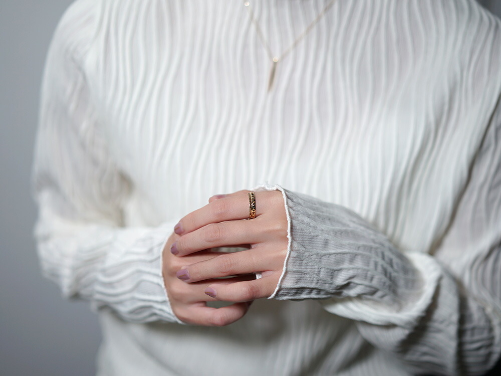 K18 スタッズ リング rpaprg2922の画像