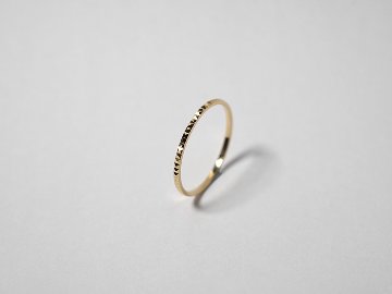 K18 タイニー スタッズ リング