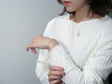 K18 スクリューチェーン ブレスレット 1.9mm rpu101324の画像