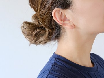 【片耳販売】 K18 ダイヤモンド エタニティ イヤーカフ 0.1ct rph55962823の画像