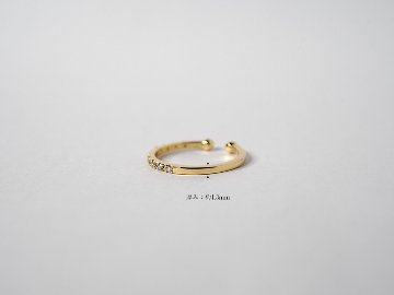 【片耳販売】 K18 ダイヤモンド エタニティ イヤーカフ 0.1ct rph55962823の画像