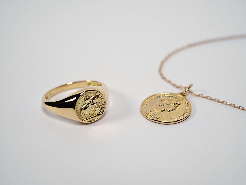 K18 コジモ コイン リング rpa3451722の画像