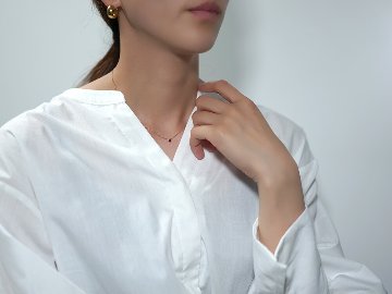 K18 ハートシェイプ ルビー ネックレス rph64099521の画像