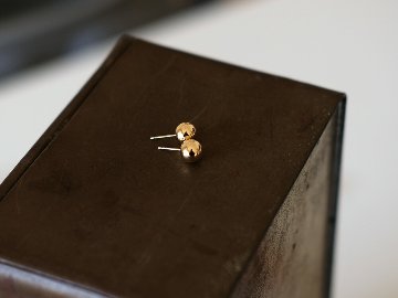 K18 ミロワール スタッド ピアス 10mm rpaub7423の画像