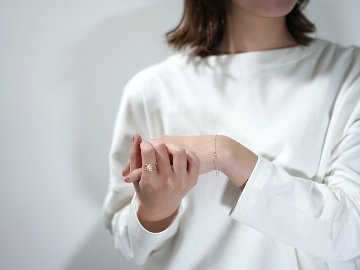 K18 ダイヤモンド カタリナ ハート ブレスレット rpayp1597224の画像