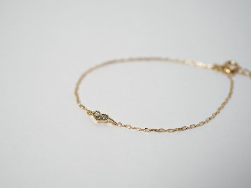 K18 ダイヤモンド カタリナ ハート ブレスレット rpayp1597224の画像