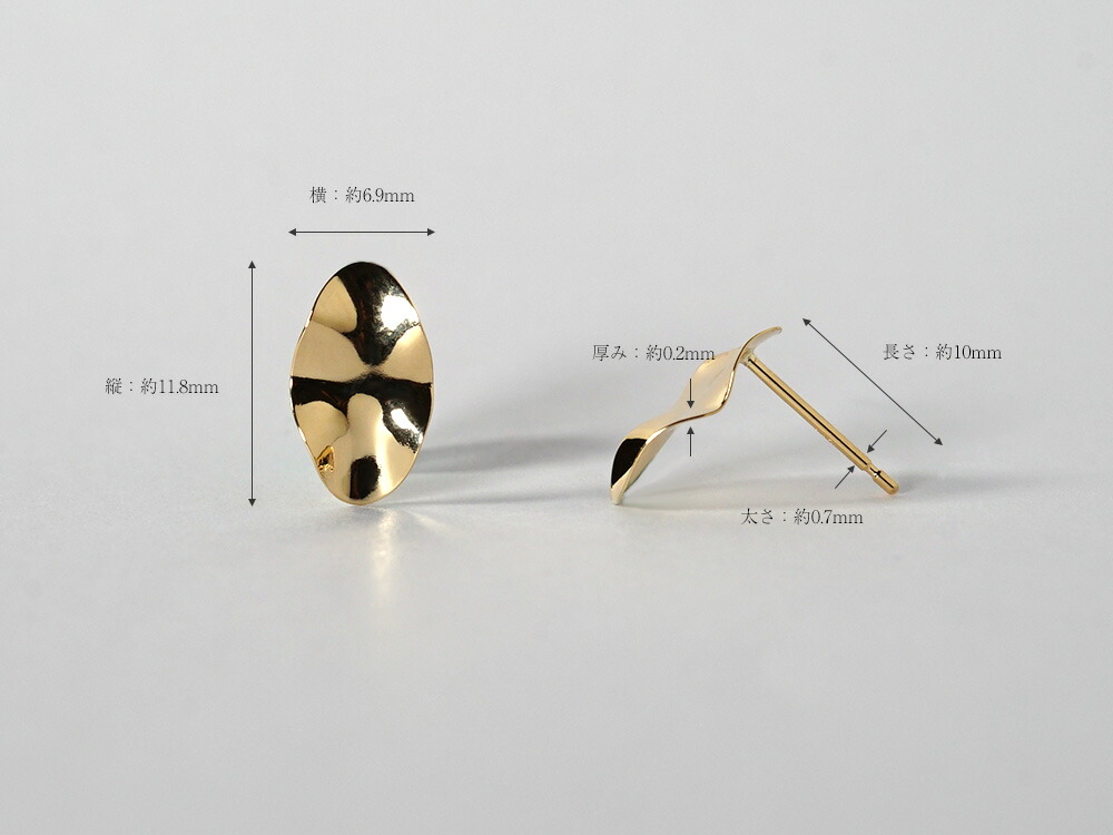 K18 ホオノキ ピアス rph43674723の画像