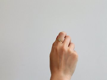 K18 スマイル パヴェ ダイヤモンド リング rph28639422の画像