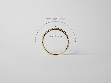 K18 あずき リング rpaub12522の画像