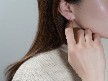 K18/Pt ツイストコンビ ピアス rph46960423の画像