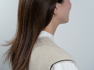 K18/Pt ツイストコンビ ピアス rph46960423の画像