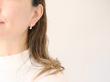 K18 スプマ パール ピアス rph43671523の画像