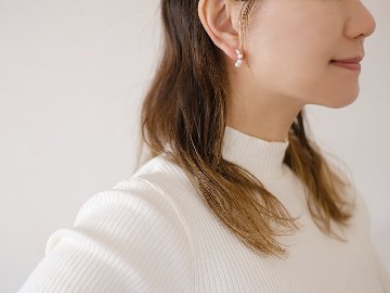 K18 スプマ パール ピアス rph43671523の画像