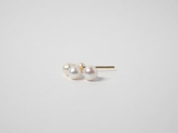 K18 スプマ パール ピアス rph43671523の画像