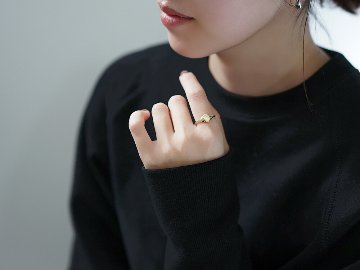 K18 シグネット オーバル リング rph15964122の画像