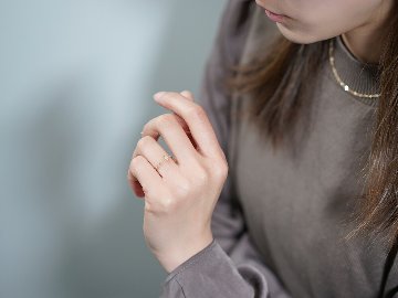 K18 ペアシェイプ ダイヤモンド リング rph28875422の画像