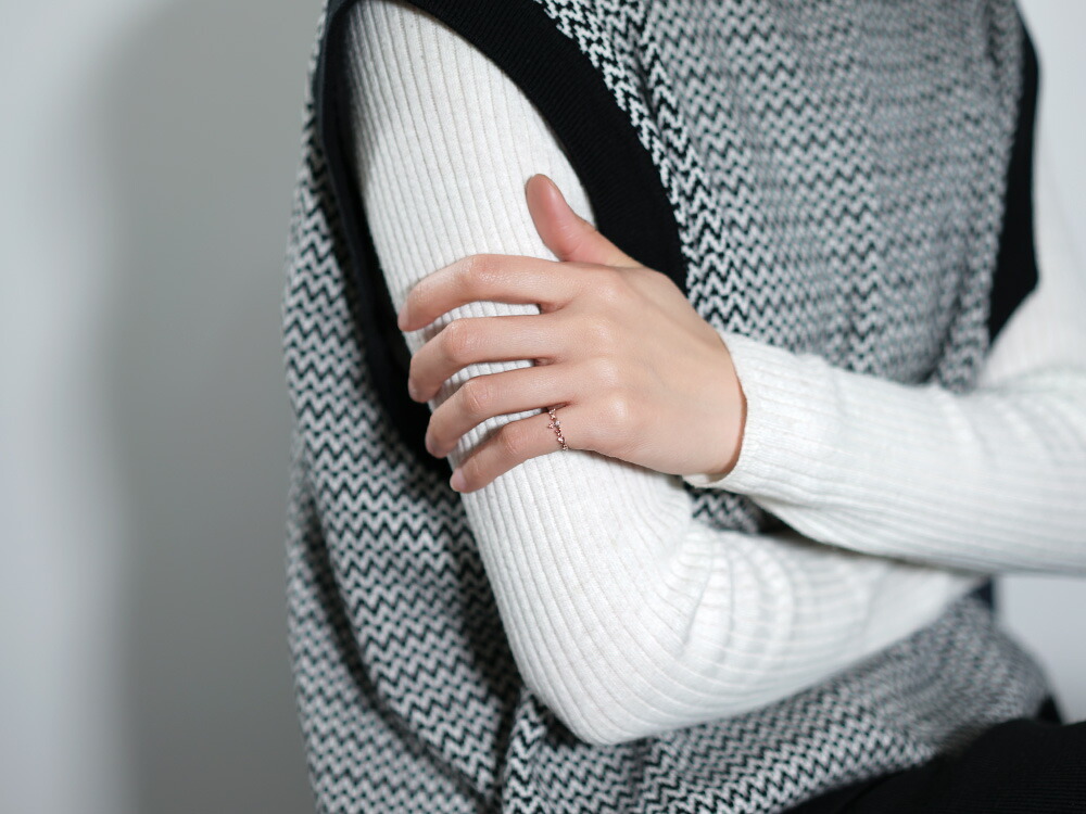 K18 ティアラ ダイヤモンド ピンキーリング rph28062322の画像