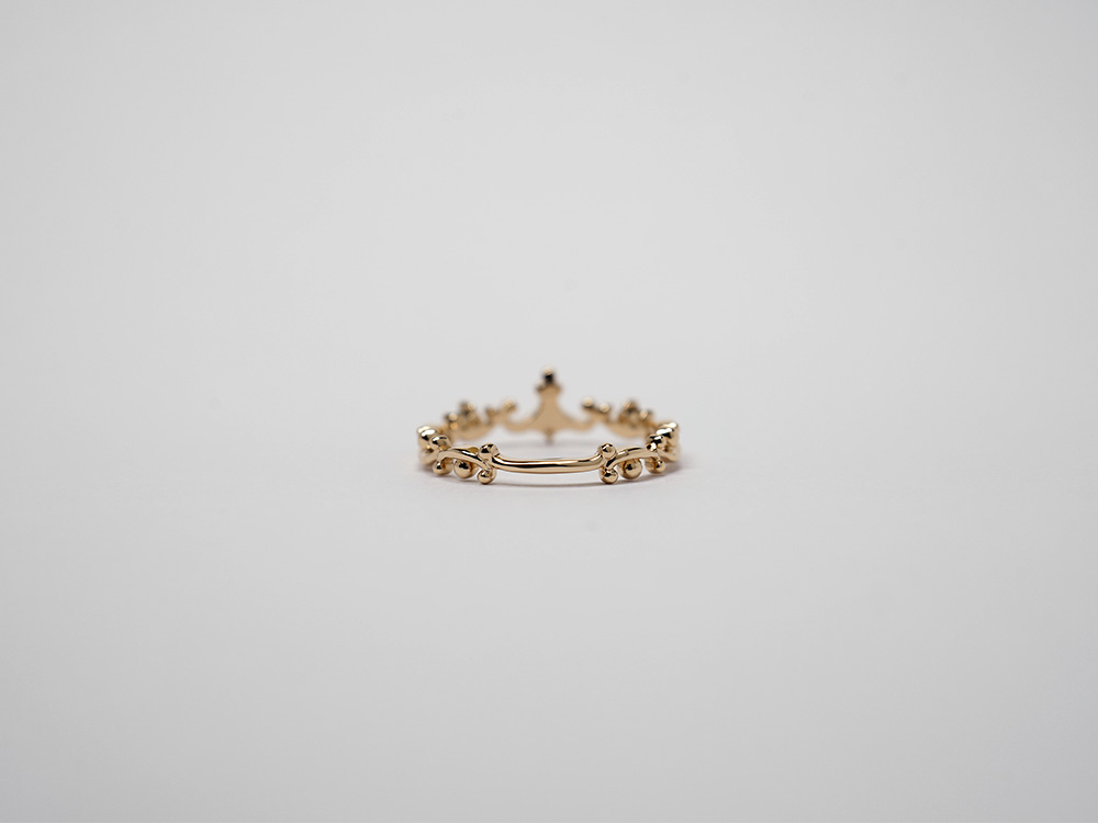 K18 ティアラ ダイヤモンド ピンキーリング rph28062322の画像