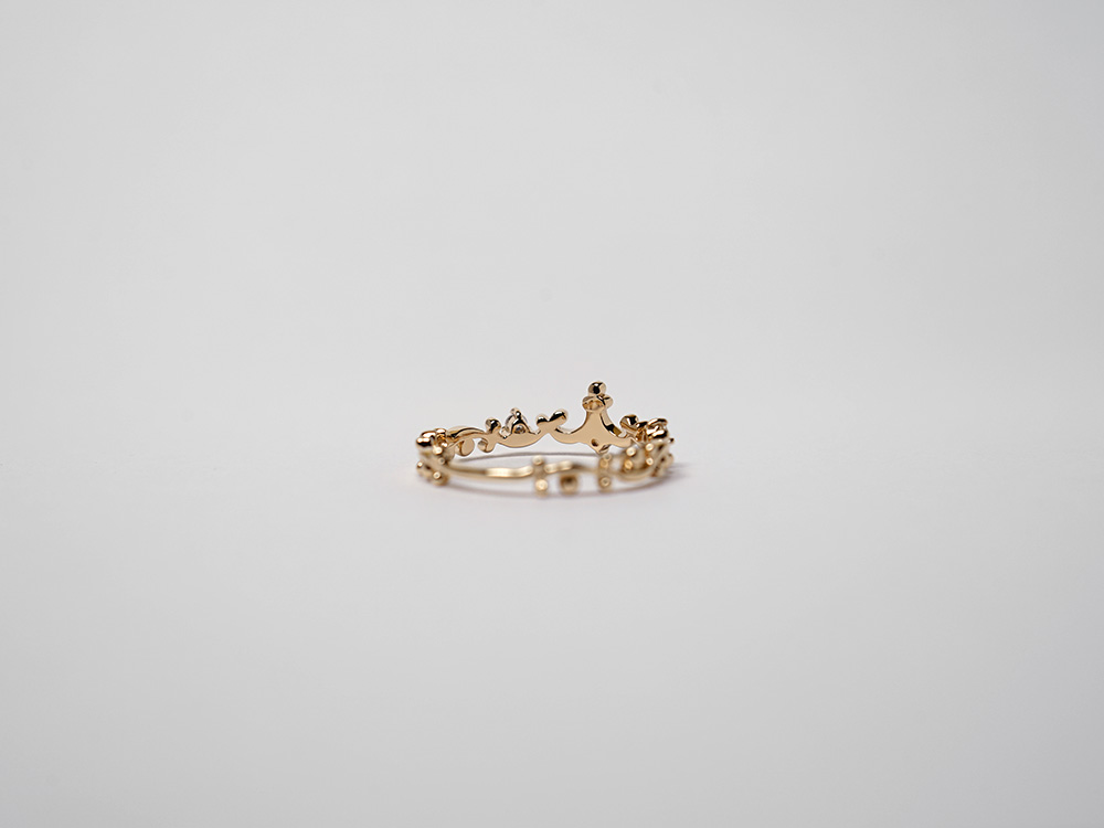 K18 ティアラ ダイヤモンド ピンキーリング rph28062322の画像