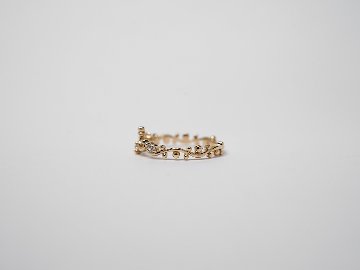 K18 ティアラ ダイヤモンド ピンキーリング rph28062322の画像