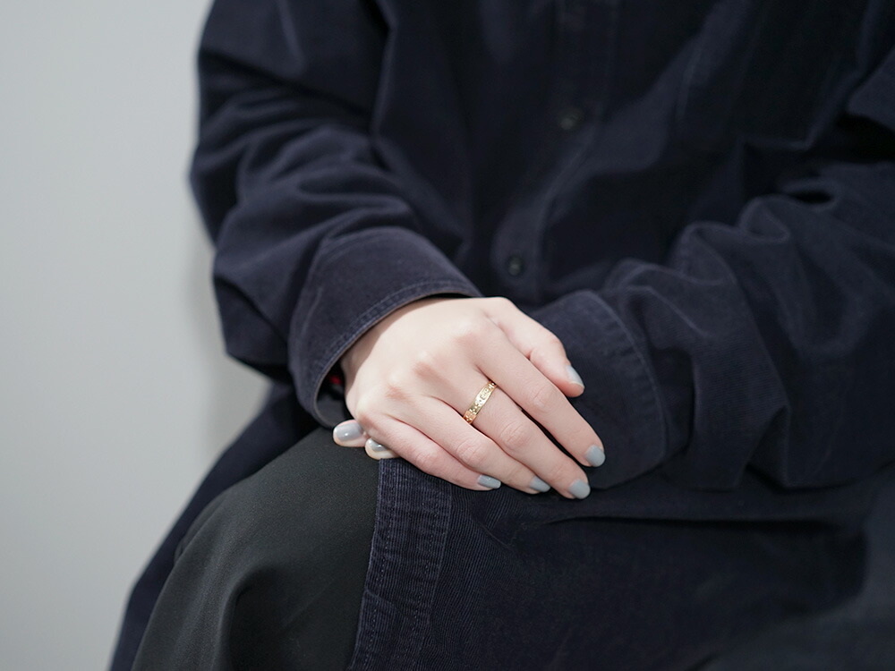 K18 タレイア リング メンズ （ペア対応） rph11417622の画像