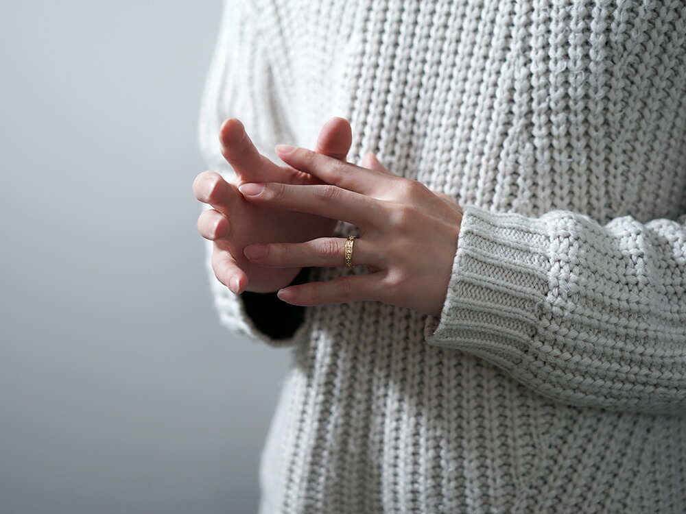 K18 タレイア リング メンズ （ペア対応） rph11417622の画像