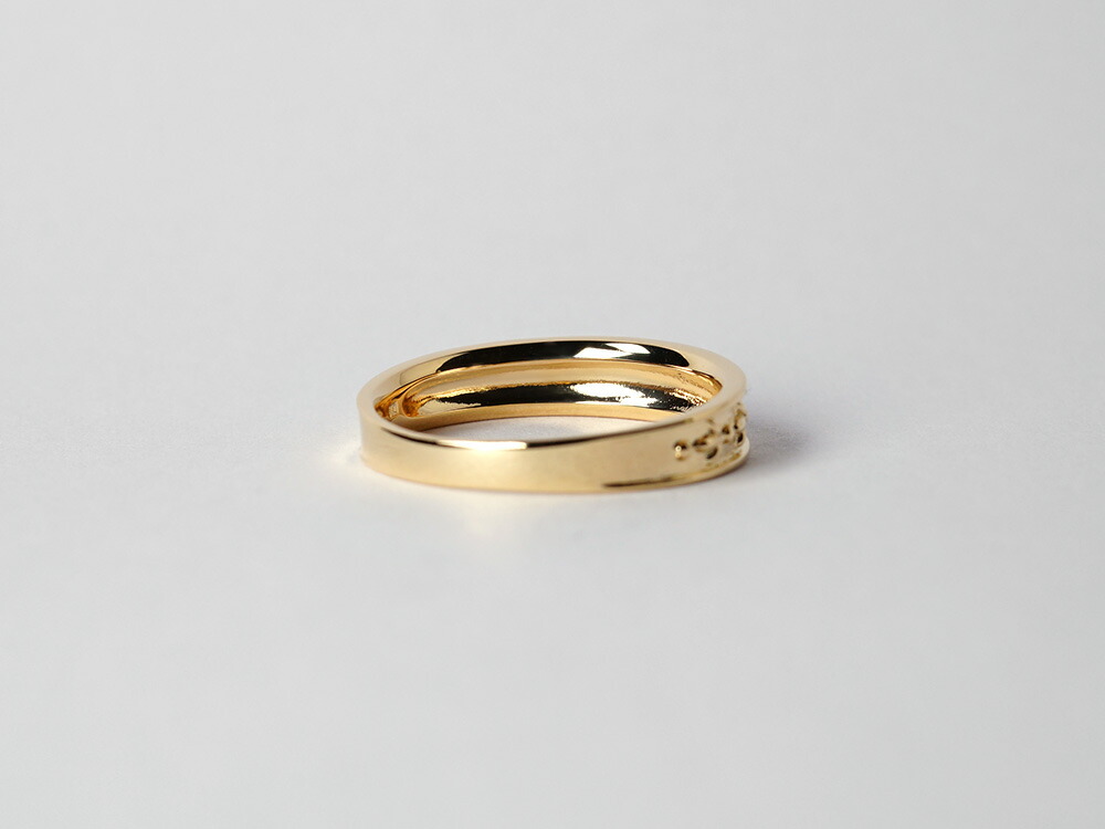 K18 タレイア リング メンズ （ペア対応） rph11417622の画像