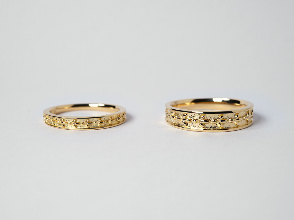 K18 タレイア リング メンズ （ペア対応） rph11417622の画像