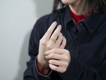 K18 タレイア リング メンズ （ペア対応） rph11417622の画像