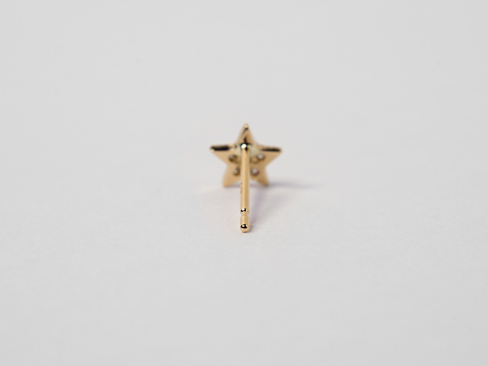 K18 スピカ ダイヤモンド ピアス rpacp231523の画像