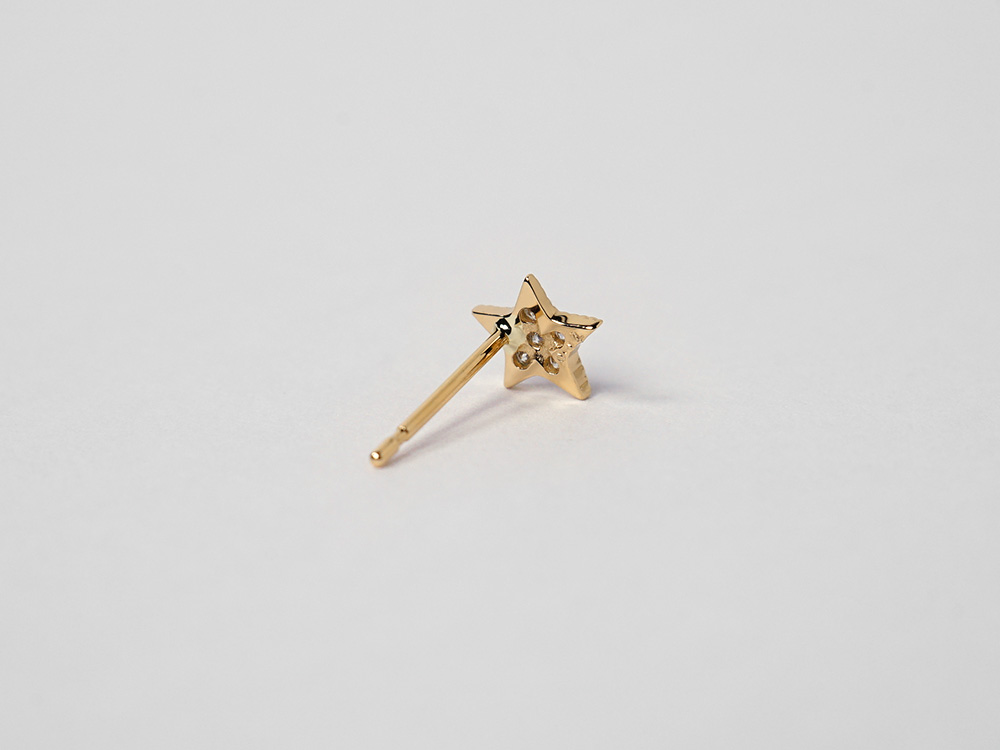 K18 スピカ ダイヤモンド ピアス rpacp231523の画像