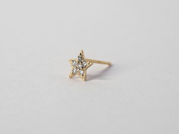 K18 スピカ ダイヤモンド ピアス rpacp231523の画像