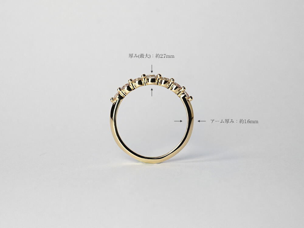 K18 グレース ダイヤモンド リング 0.3ct rpg012031816522の画像