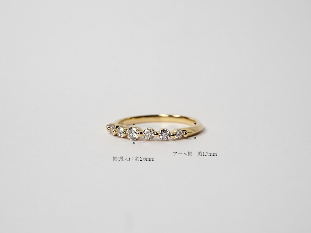 K18 グレース ダイヤモンド リング 0.3ct rpg012031816522の画像