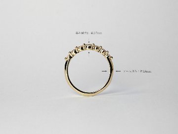 K18 グレース ダイヤモンド リング 0.3ct rpg012031816522の画像